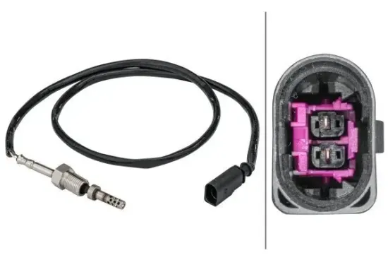 Sensor, Abgastemperatur vor Abgasturbolader HELLA 6PT 358 181-641 Bild Sensor, Abgastemperatur vor Abgasturbolader HELLA 6PT 358 181-641