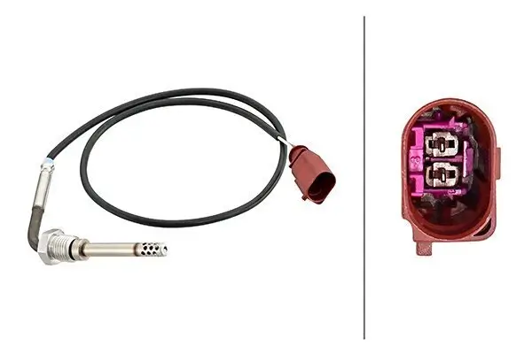 Sensor, Abgastemperatur HELLA 6PT 358 181-651