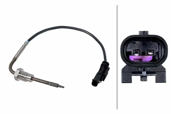 Sensor, Abgastemperatur HELLA 6PT 358 226-491 Bild Sensor, Abgastemperatur HELLA 6PT 358 226-491