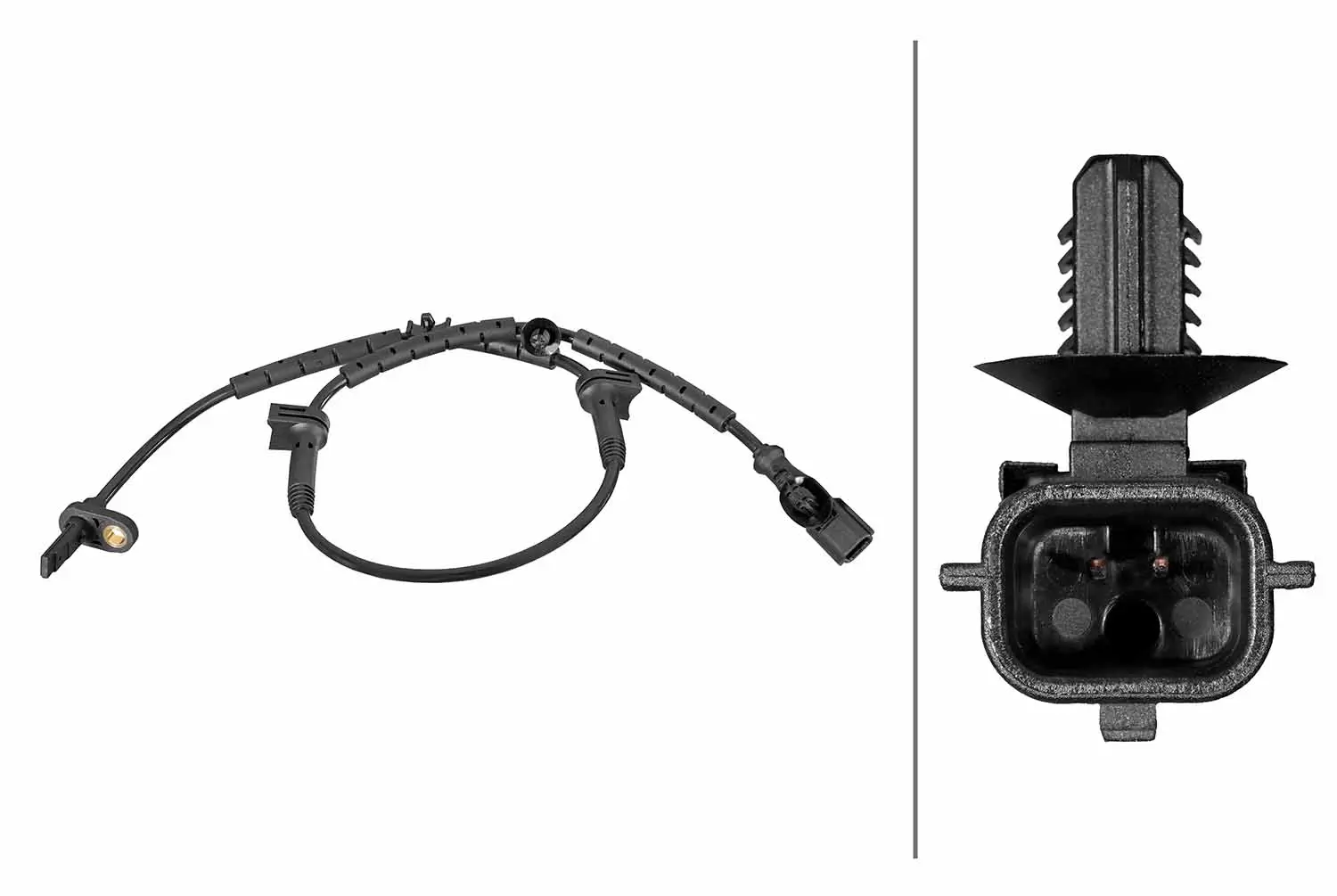 Sensor, Raddrehzahl Vorderachse HELLA 6PU 358 216-601