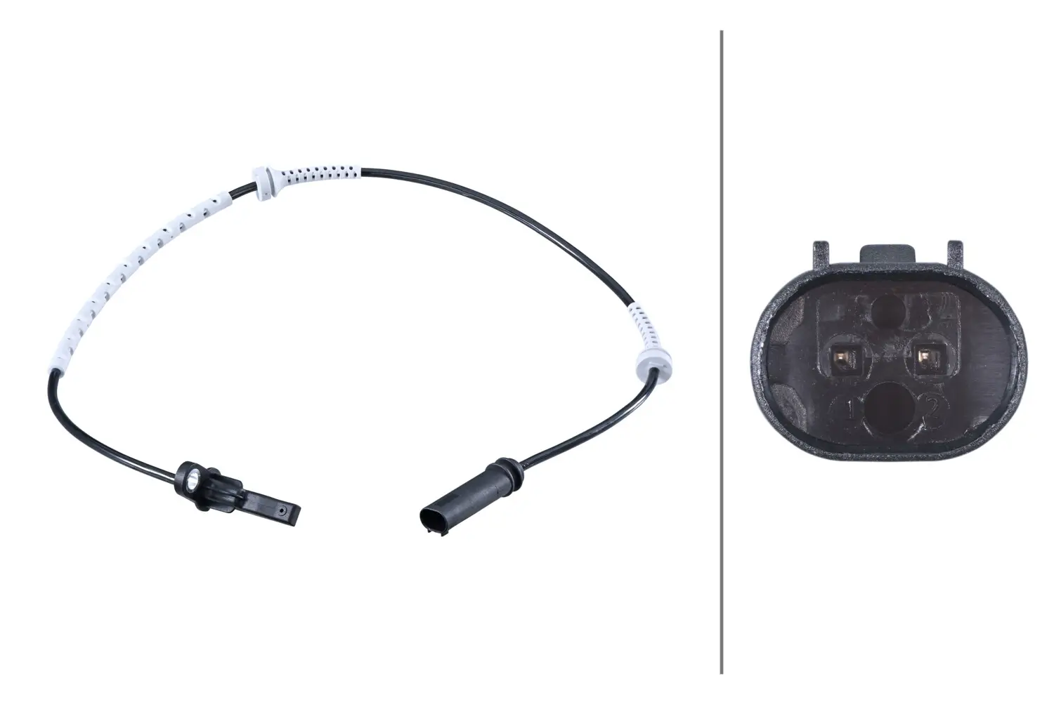 Sensor, Raddrehzahl Vorderachse HELLA 6PU 358 216-841