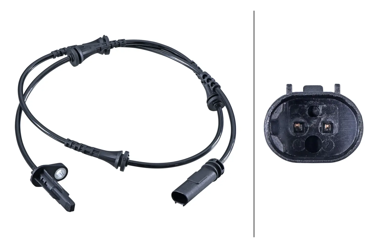 Sensor, Raddrehzahl Hinterachse HELLA 6PU 358 216-861