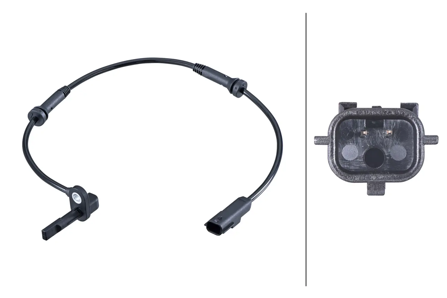 Sensor, Raddrehzahl Vorderachse HELLA 6PU 358 216-901