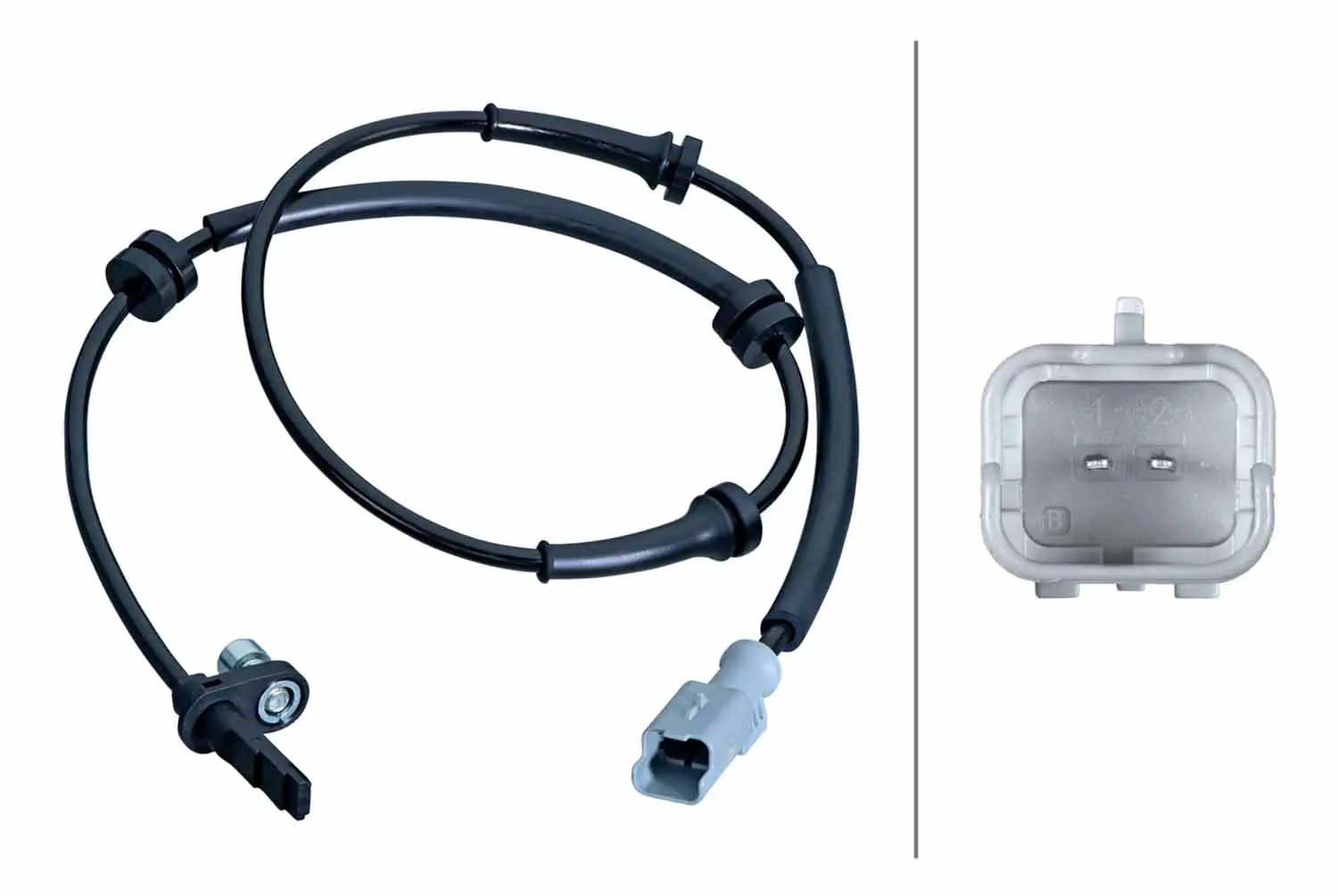 Sensor, Raddrehzahl Vorderachse HELLA 6PU 358 251-001