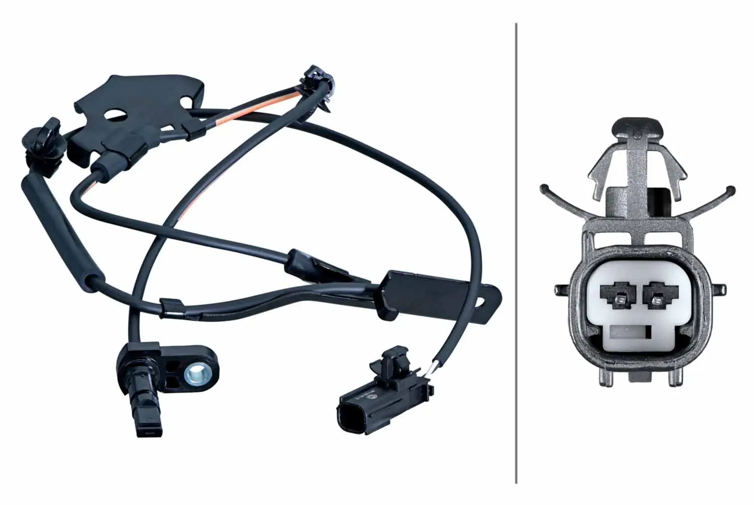 Sensor, Raddrehzahl Vorderachse HELLA 6PU 358 251-181