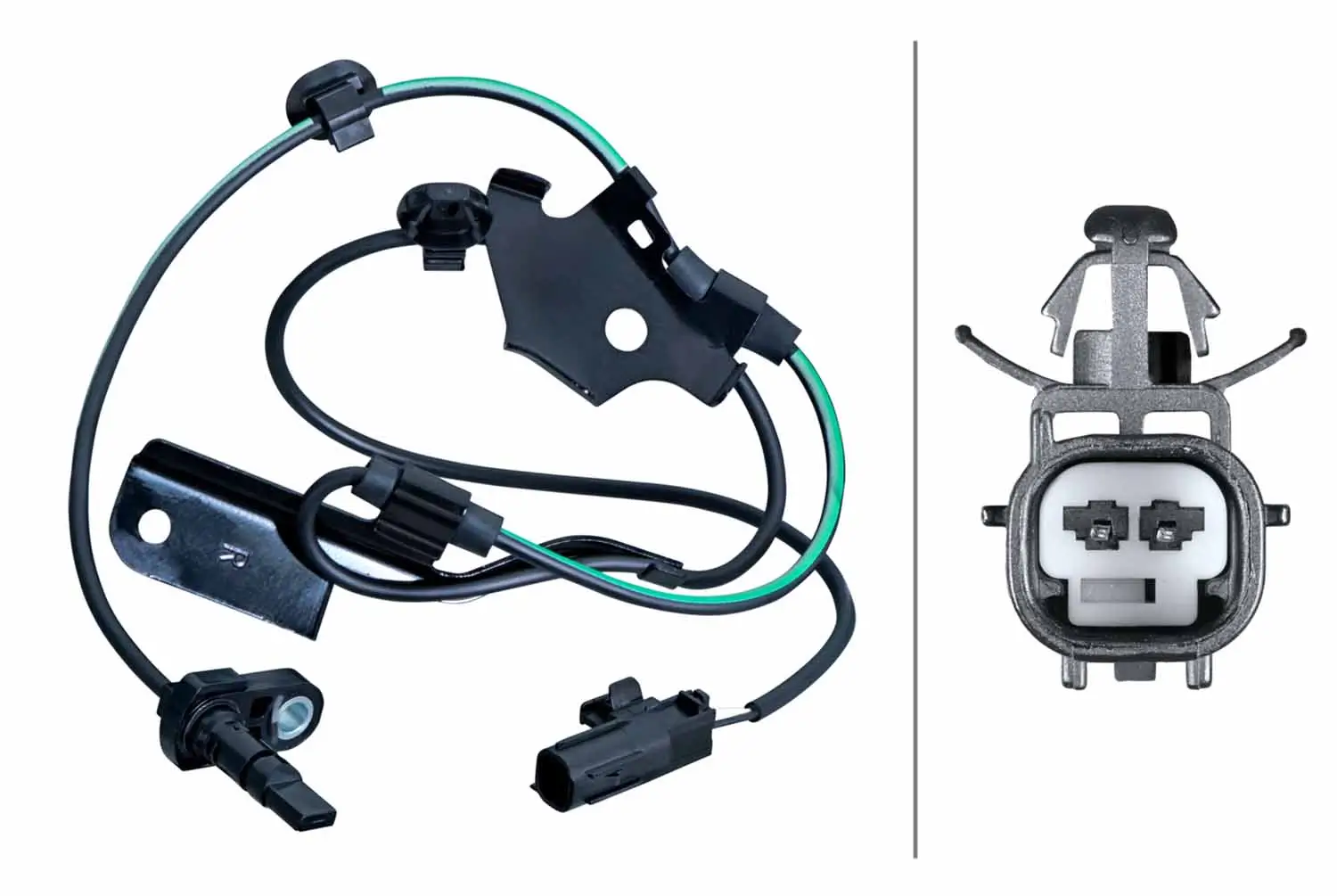 Sensor, Raddrehzahl Vorderachse HELLA 6PU 358 251-191