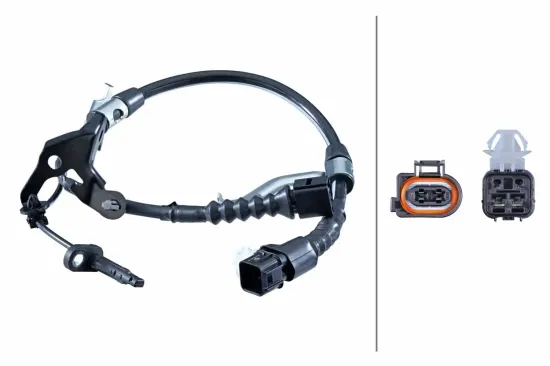 Sensor, Raddrehzahl Hinterachse rechts HELLA 6PU 358 251-251 Bild Sensor, Raddrehzahl Hinterachse rechts HELLA 6PU 358 251-251