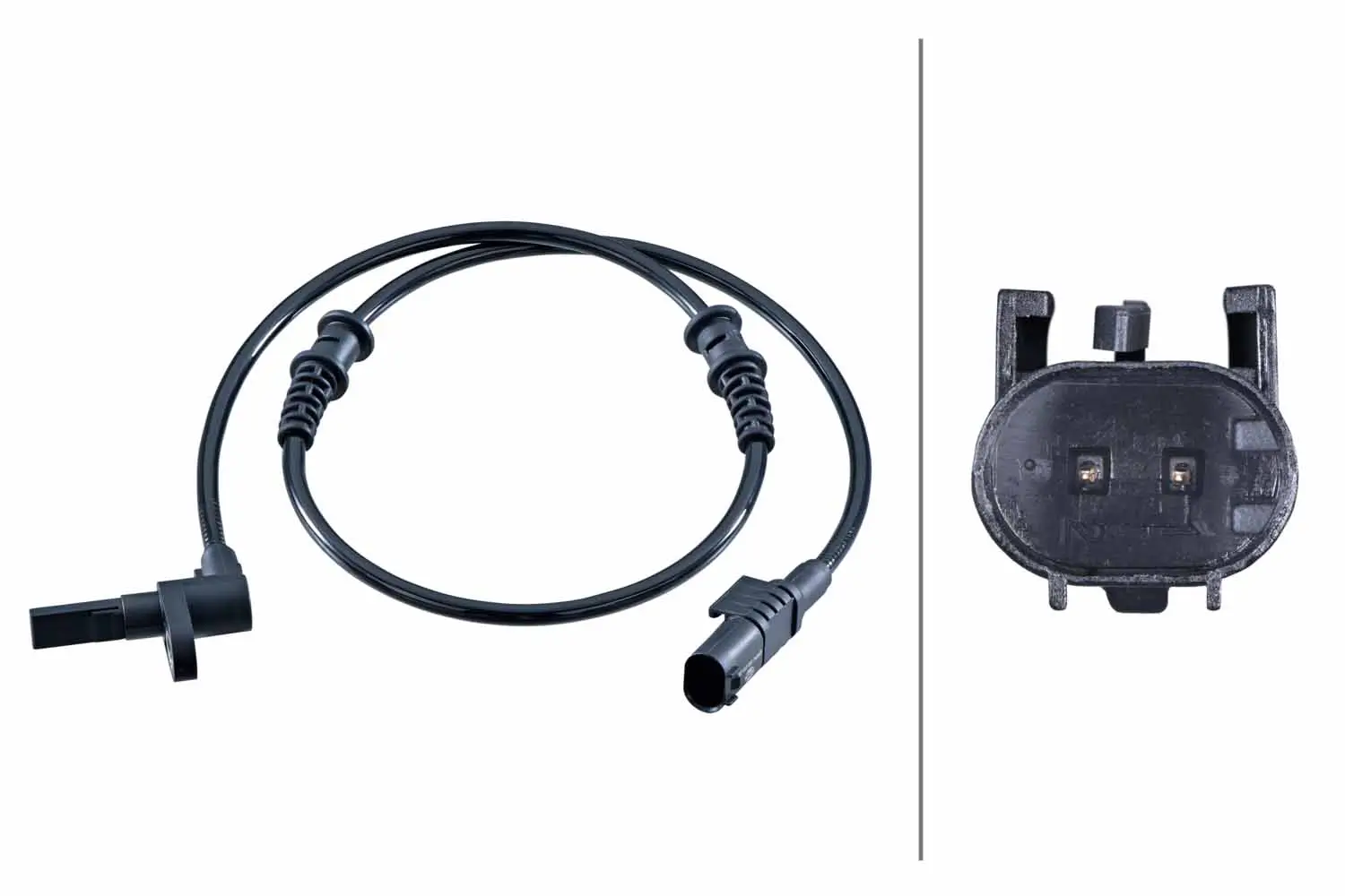 Sensor, Raddrehzahl Vorderachse HELLA 6PU 358 251-351