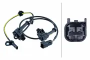 Sensor, Raddrehzahl Vorderachse HELLA 6PU 358 251-591