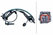 Sensor, Raddrehzahl Vorderachse rechts HELLA 6PU 358 251-801