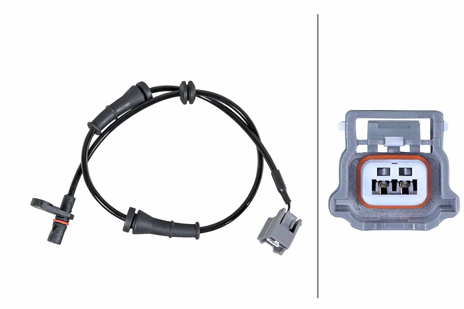 Sensor, Raddrehzahl Hinterachse HELLA 6PU 358 252-281