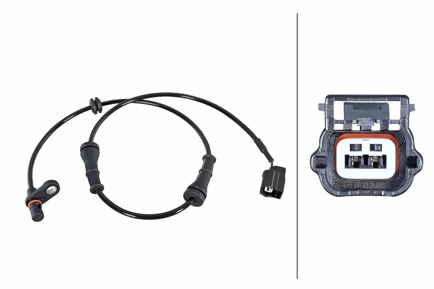 Sensor, Raddrehzahl Hinterachse HELLA 6PU 358 252-291