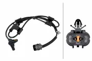 Sensor, Raddrehzahl Vorderachse HELLA 6PU 358 252-361