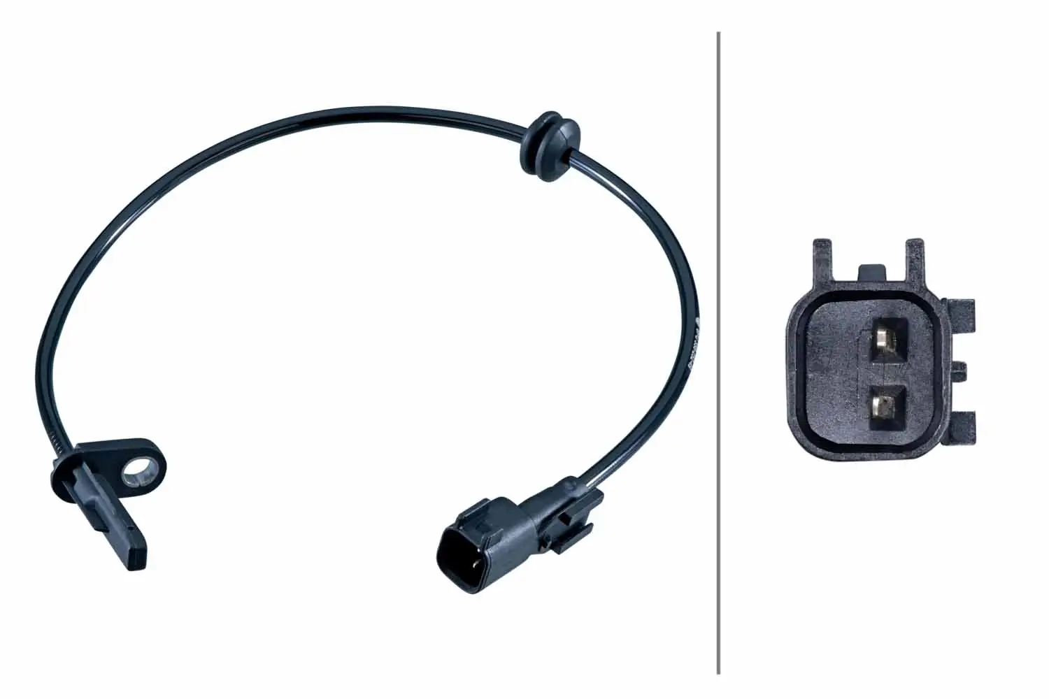 Sensor, Raddrehzahl Hinterachse HELLA 6PU 358 252-491