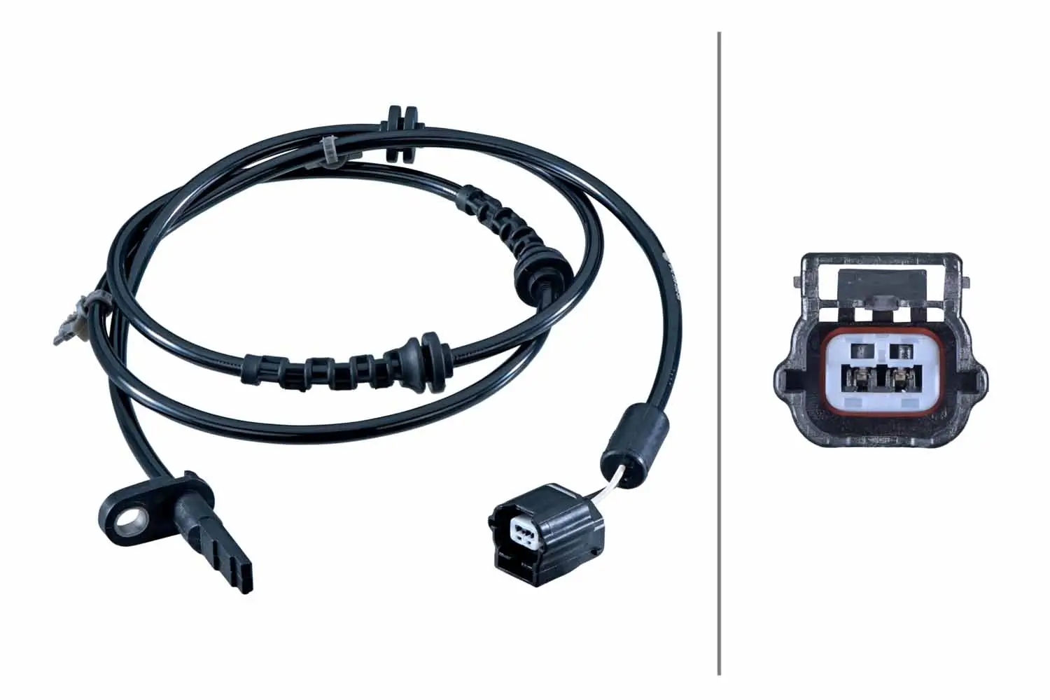 Sensor, Raddrehzahl Vorderachse HELLA 6PU 358 252-541