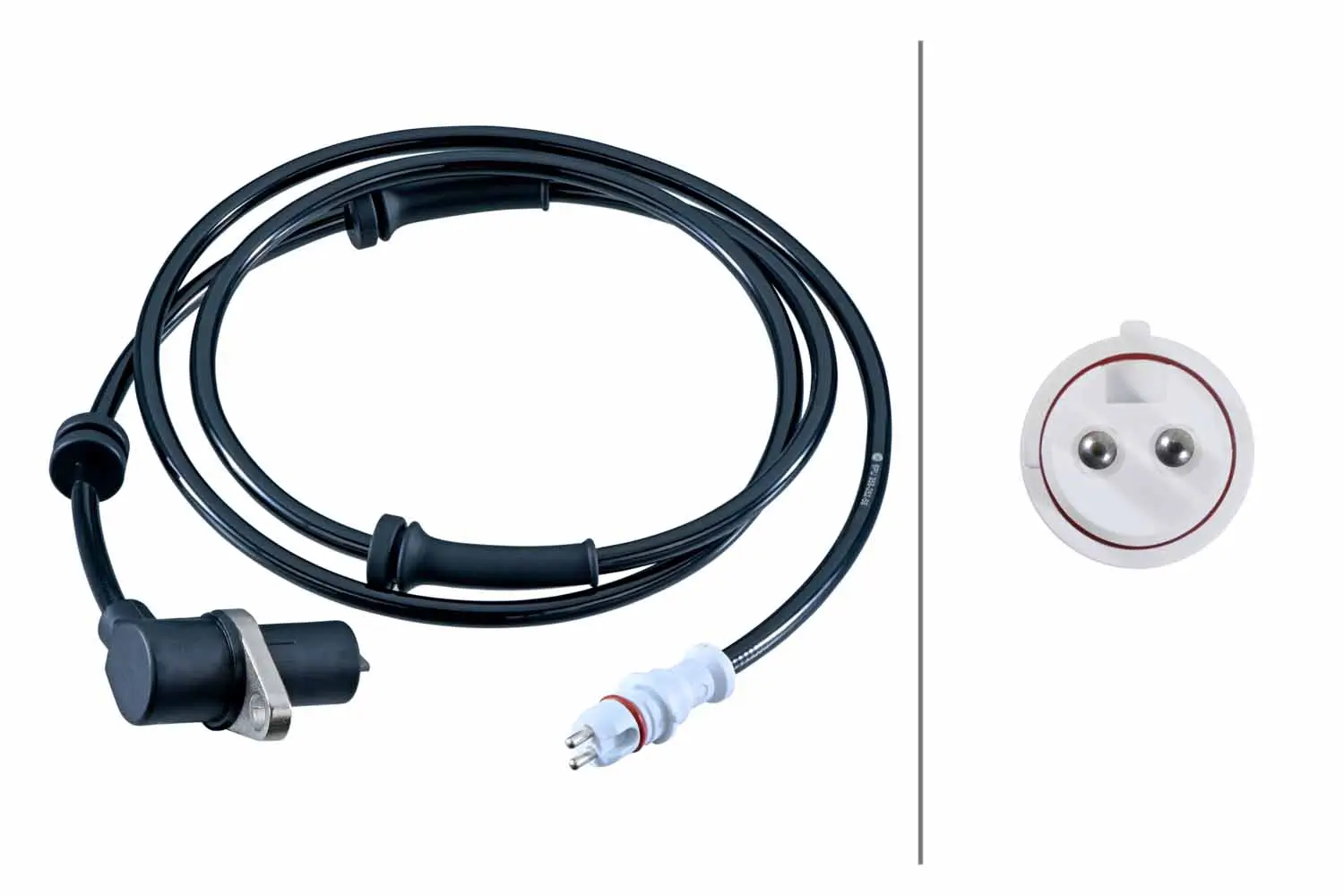 Sensor, Raddrehzahl Vorderachse HELLA 6PU 358 252-591