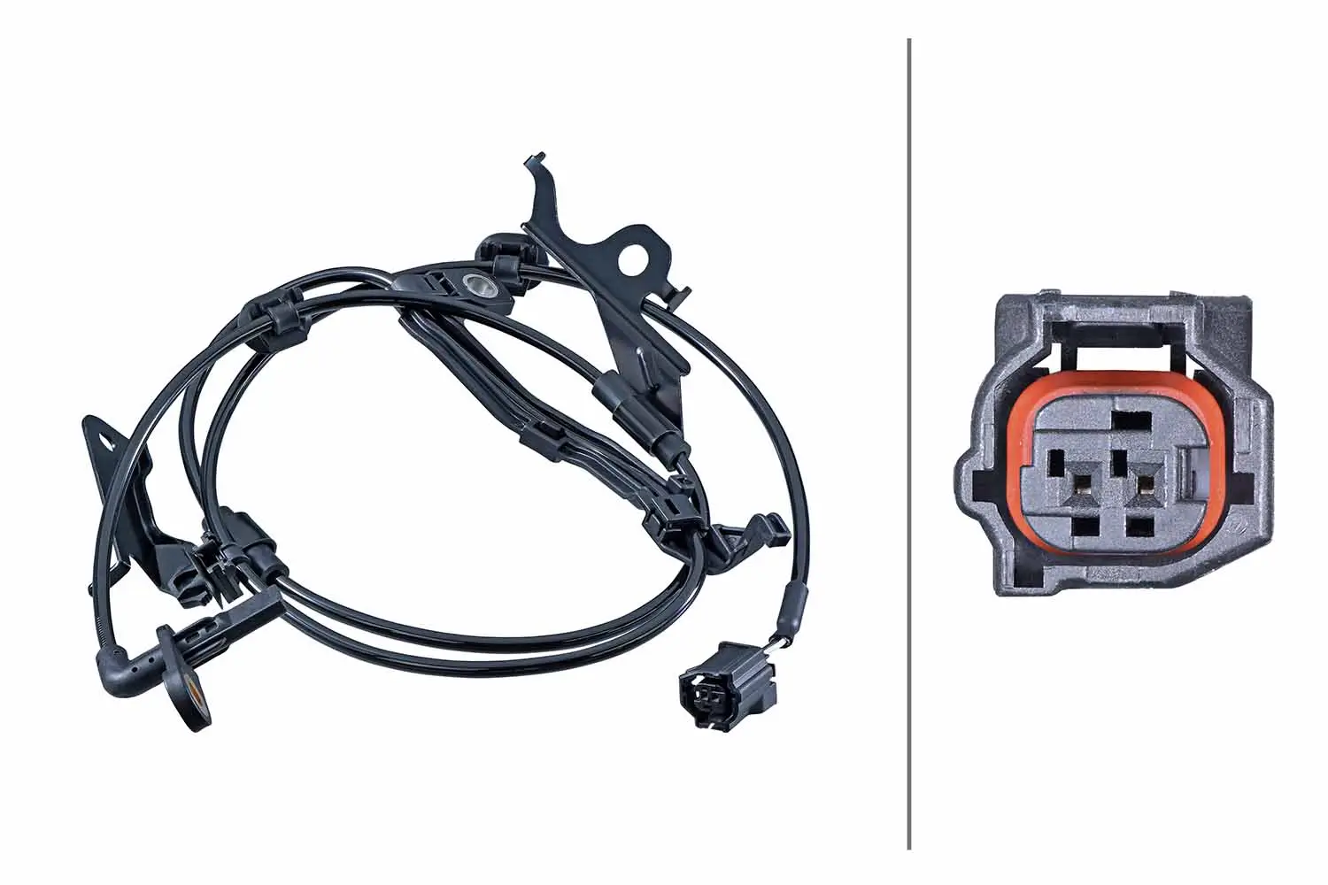 Sensor, Raddrehzahl Vorderachse rechts HELLA 6PU 358 252-671