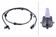 Sensor, Raddrehzahl Hinterachse HELLA 6PU 358 252-701