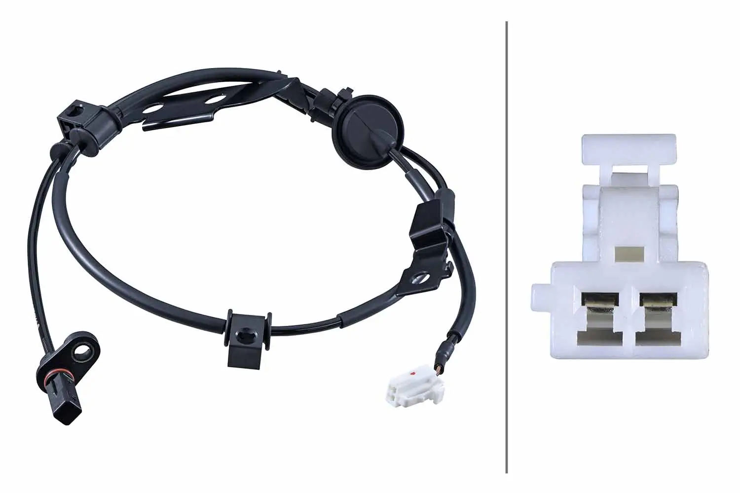 Sensor, Raddrehzahl Hinterachse rechts HELLA 6PU 358 252-801