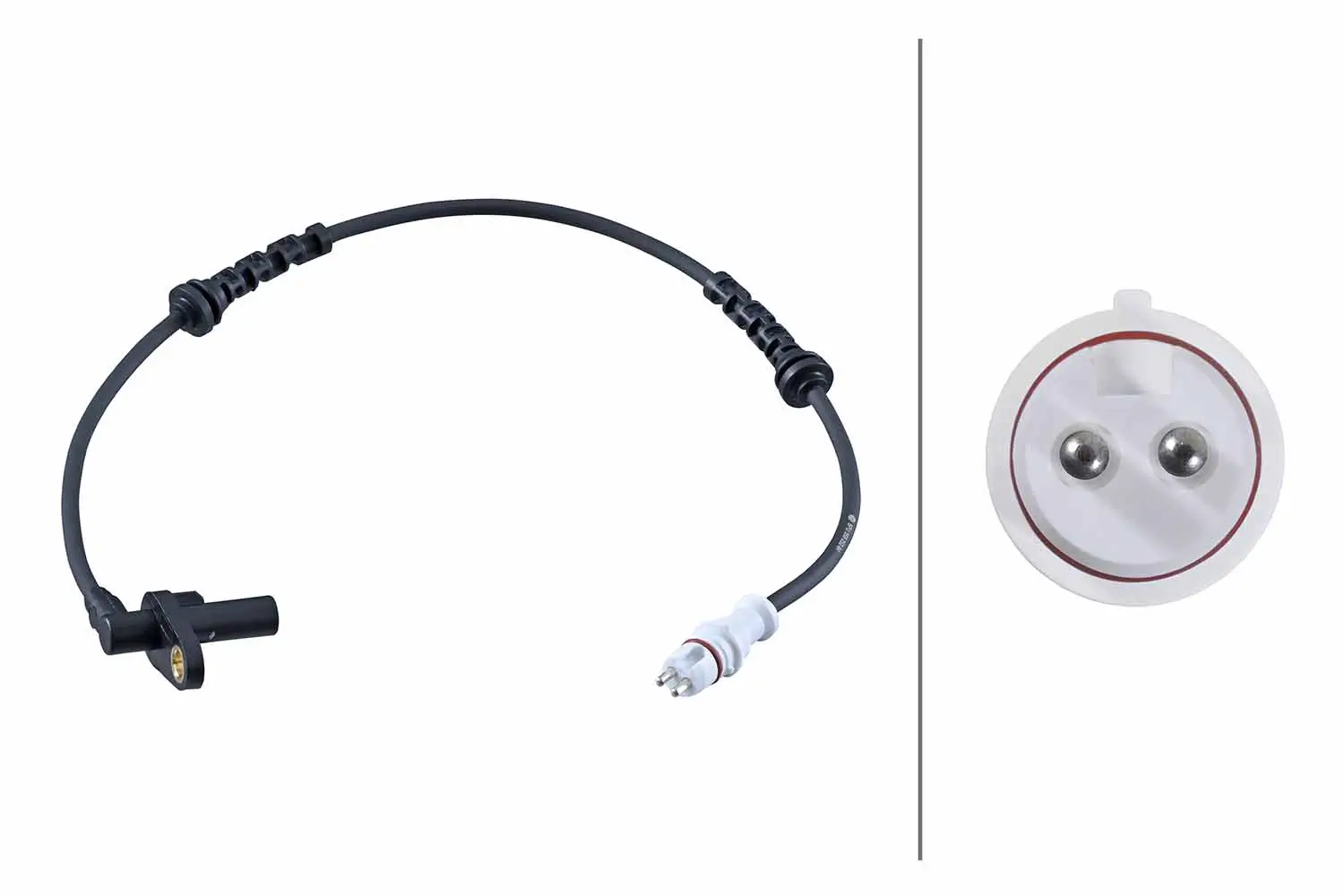 Sensor, Raddrehzahl Vorderachse HELLA 6PU 358 252-841