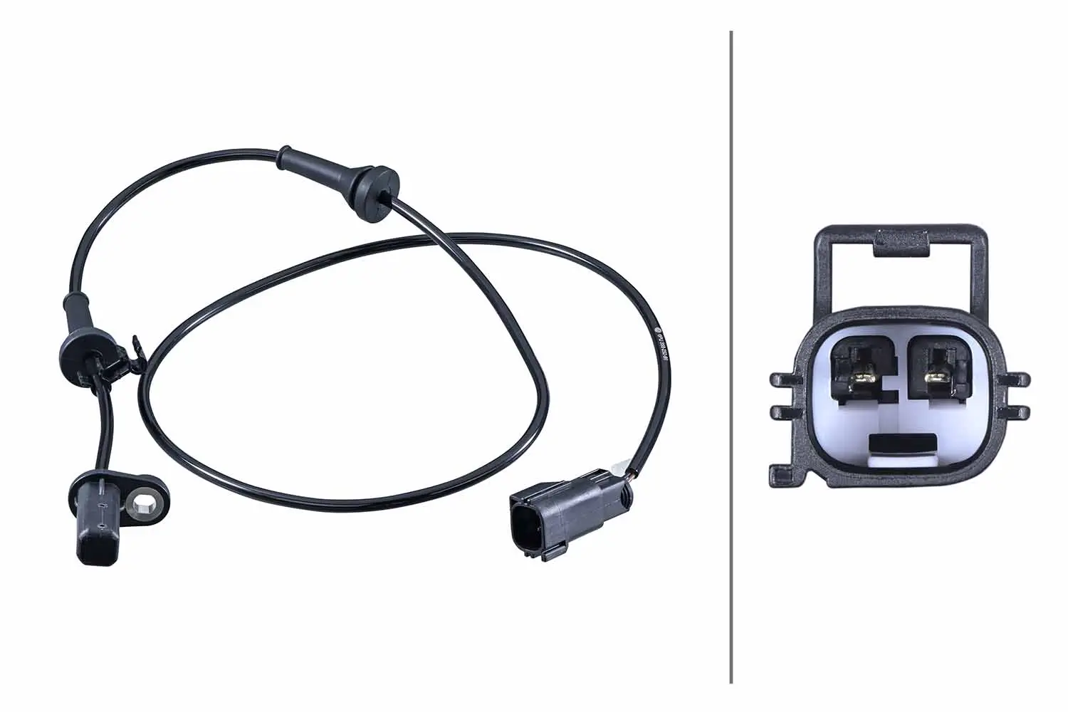 Sensor, Raddrehzahl Vorderachse HELLA 6PU 358 252-861