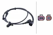 Sensor, Raddrehzahl Hinterachse rechts HELLA 6PU 358 252-891