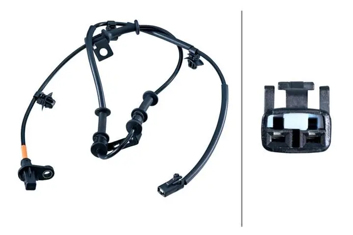 Sensor, Raddrehzahl Vorderachse links HELLA 6PU 358 268-091