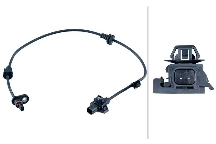 Sensor, Raddrehzahl Hinterachse rechts HELLA 6PU 358 268-121