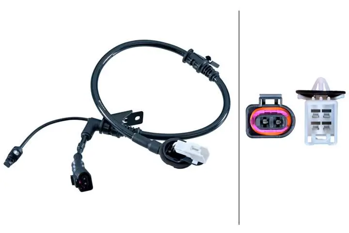 Sensor, Raddrehzahl Hinterachse rechts HELLA 6PU 358 268-161