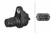 Sensor, Nockenwellenposition Einlassseite links HELLA 6PU 358 381-191