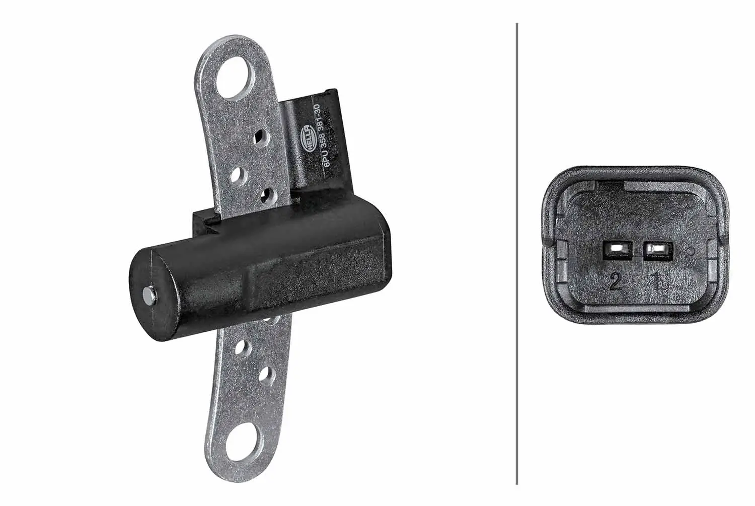 Impulsgeber, Kurbelwelle 12 V HELLA 6PU 358 381-301