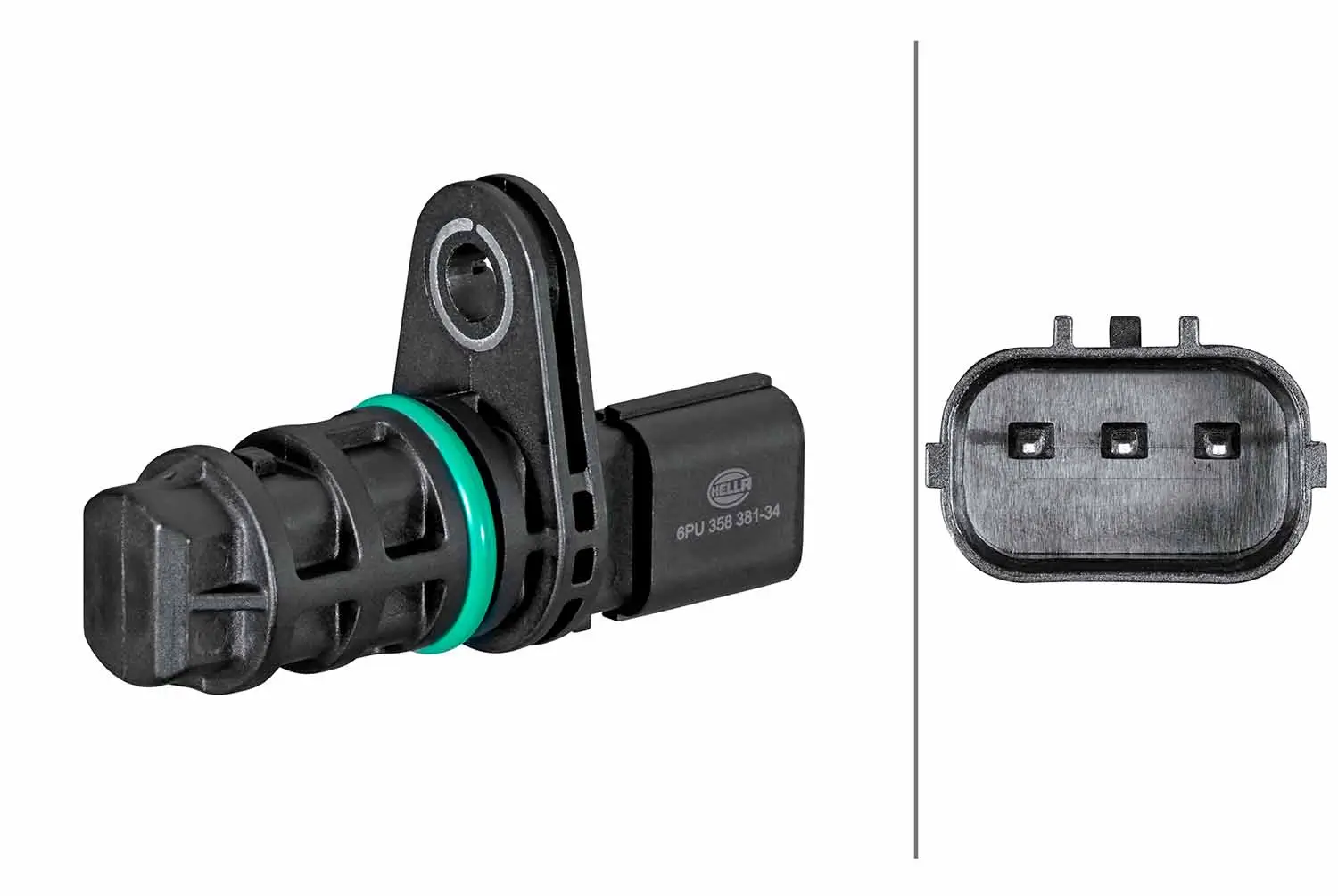Impulsgeber, Kurbelwelle 12 V HELLA 6PU 358 381-341