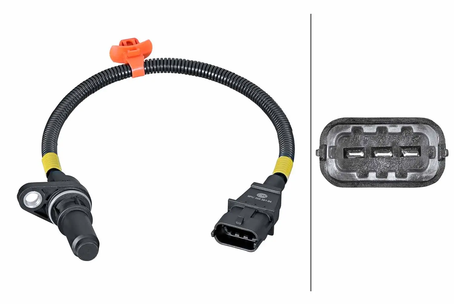 Impulsgeber, Kurbelwelle 12 V HELLA 6PU 358 381-641