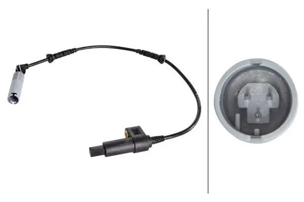 Sensor, Raddrehzahl 12 V Vorderachse HELLA 6PU 009 106-271
