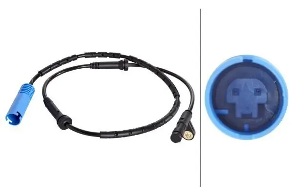 Sensor, Raddrehzahl 12 V Hinterachse HELLA 6PU 009 106-331