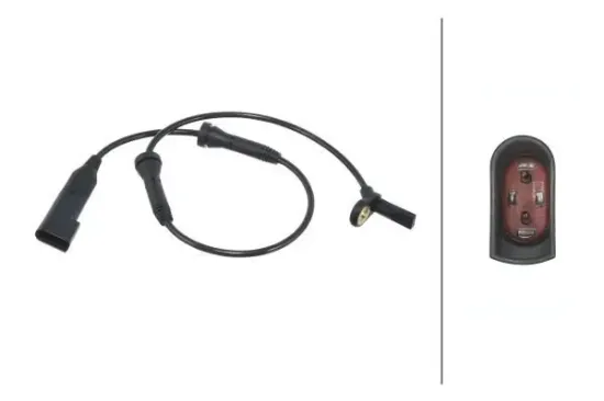 Sensor, Raddrehzahl 12 V Vorderachse HELLA 6PU 009 106-681 Bild Sensor, Raddrehzahl 12 V Vorderachse HELLA 6PU 009 106-681