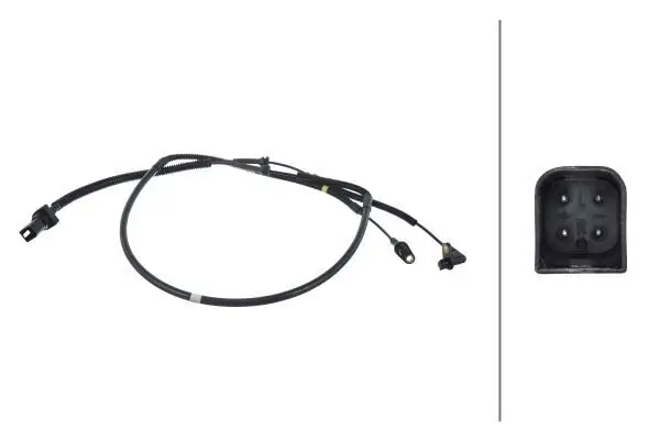 Sensor, Raddrehzahl 12 V Hinterachse HELLA 6PU 010 039-221