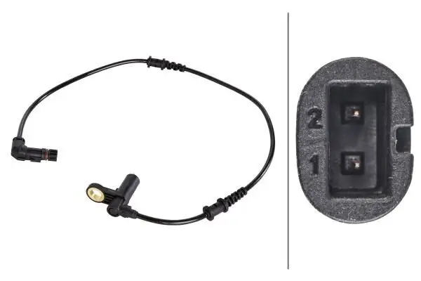 Sensor, Raddrehzahl 12 V Vorderachse HELLA 6PU 012 039-621