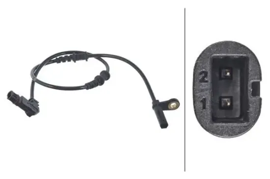 Sensor, Raddrehzahl 12 V Vorderachse HELLA 6PU 012 039-711 Bild Sensor, Raddrehzahl 12 V Vorderachse HELLA 6PU 012 039-711