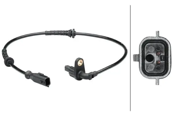 Sensor, Raddrehzahl Hinterachse HELLA 6PU 012 679-121