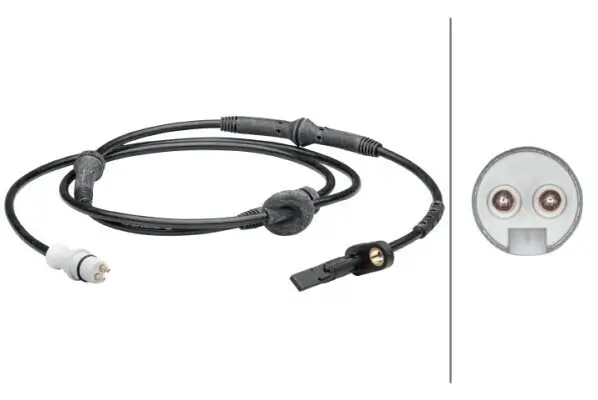 Sensor, Raddrehzahl Hinterachse HELLA 6PU 012 679-261