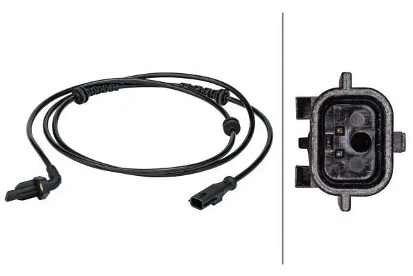 Sensor, Raddrehzahl Hinterachse HELLA 6PU 012 679-281