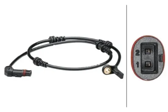 Sensor, Raddrehzahl Vorderachse HELLA 6PU 012 679-321 Bild Sensor, Raddrehzahl Vorderachse HELLA 6PU 012 679-321
