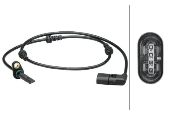 Sensor, Raddrehzahl Vorderachse HELLA 6PU 012 679-431 Bild Sensor, Raddrehzahl Vorderachse HELLA 6PU 012 679-431
