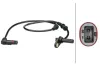Sensor, Raddrehzahl Vorderachse HELLA 6PU 012 679-491