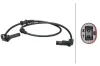 Sensor, Raddrehzahl Vorderachse rechts HELLA 6PU 012 679-501