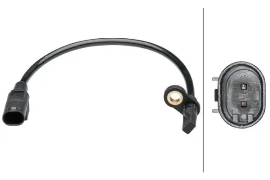 Sensor, Raddrehzahl Hinterachse HELLA 6PU 012 679-551 Bild Sensor, Raddrehzahl Hinterachse HELLA 6PU 012 679-551