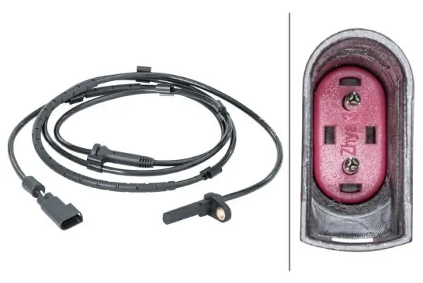 Sensor, Raddrehzahl 12 V HELLA 6PU 012 679-611