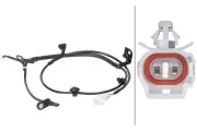 Sensor, Raddrehzahl 12 V Vorderachse rechts HELLA 6PU 012 679-801