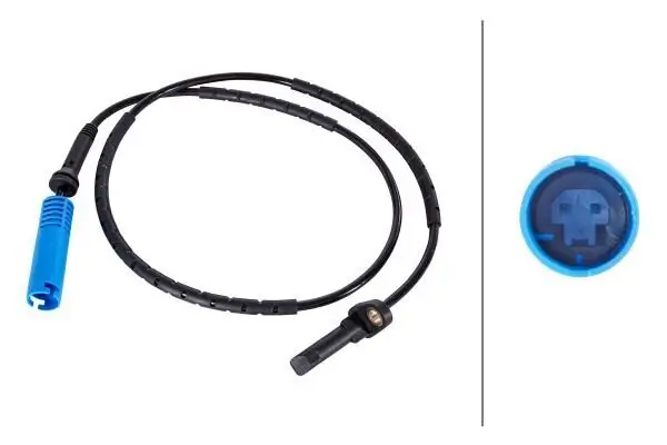 Sensor, Raddrehzahl 12 V Hinterachse HELLA 6PU 012 806-111